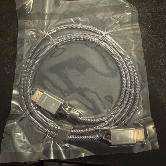 8K HDMI Braided Cable – Gray – New in Package - Picture 3 of 6